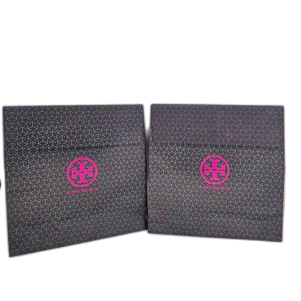 Tory Burch Large Gift Bag 16" L x 16" H x 6" W  Flap Closure Lot of 2